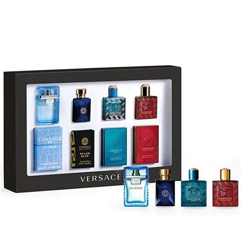 versace gift set cologne|versace men's cologne sampler set.